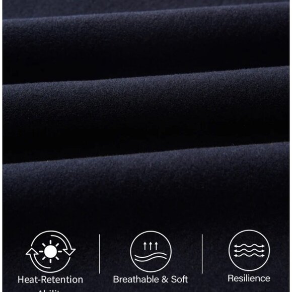 OGL Cashsoft Wool Like Flared Maxi Skirt Sz Large Womens Navy Blue - Picture 3 of 16